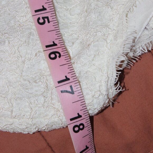 Adrianna Papell  White Lace Floral Sleeveless Maxi Dress Women's Size 12 - Picture 8 of 10